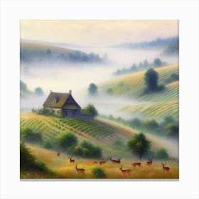 Misty Morning Canvas Print