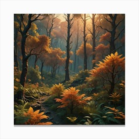 Autumn Forest 1 Canvas Print