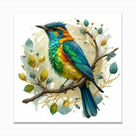 Colorful Bird Canvas Print