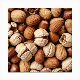 Nuts And Hazelnuts 7 Canvas Print