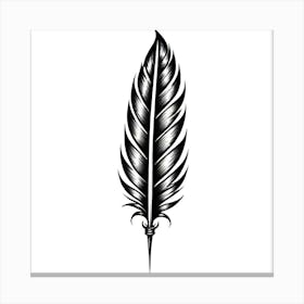 Feather Tattoo 5 Canvas Print