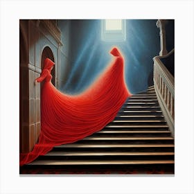 Red Cloak Canvas Print
