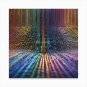 Abstract Computer Background Canvas Print