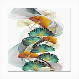 Ginko Leaves Canvas Print