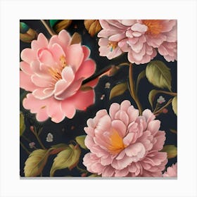 Peonies 1 Canvas Print