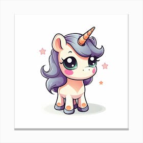 Cute Unicorn 210 Canvas Print