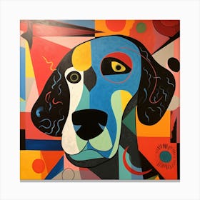 Abstract Dog 1 Canvas Print