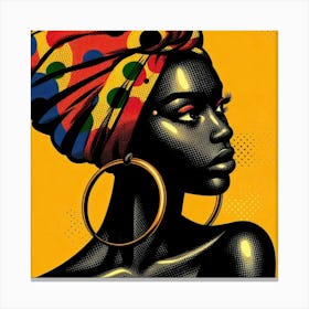 Sekai African Woman Canvas Print Canvas Print