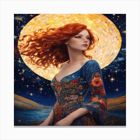 Full Moon Canvas Print