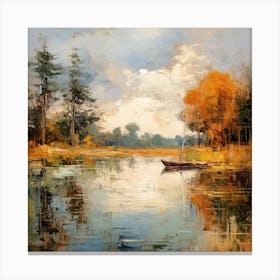 Reflections: Impressionistic Symphony Canvas Print