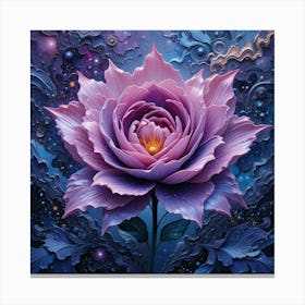 Purple Rose Canvas Print