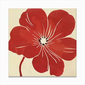 Red Poppy Canvas Print