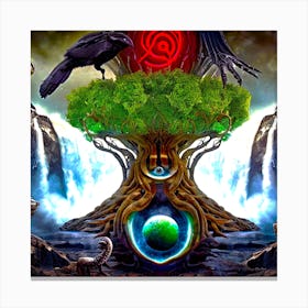 Tree Of Qliphoth Adventure Beyond The Mask 2 Canvas Print