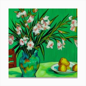 Oleanders, Vincent Van Gogh Dining Room Canvas Print