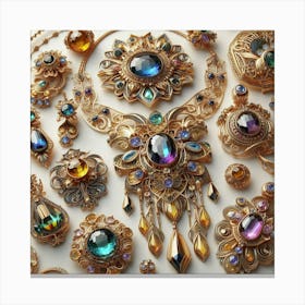 Jewelry Collection Canvas Print