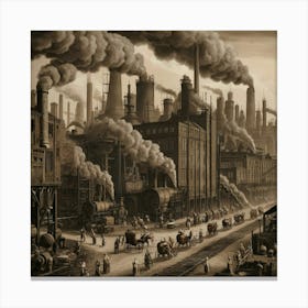 Industrial Revolution Reimagined Canvas Print