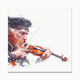 Scottish Bagpiping Canvas Print