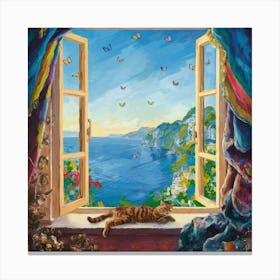 Open Window Canvas Print