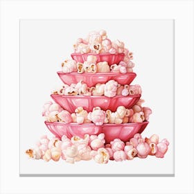 Pink Popcorn 22 Canvas Print