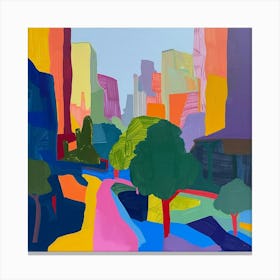 Abstract Park Collection High Line Park New York City 1 Canvas Print