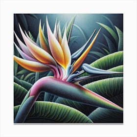 Flower of Bird of Paradise 9 Canvas Print
