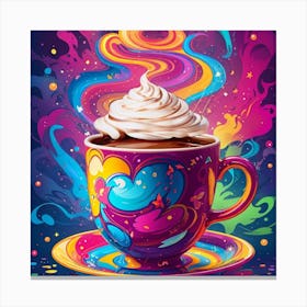 To make me happy: Make me coffee, bring me coffee, be coffee. Canvas Print