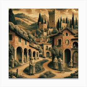 Persian Village Canvas Print