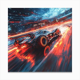 Futuristic Racing Car Art 1 Canvas Print