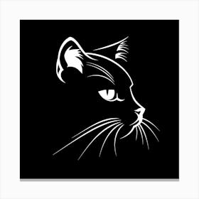 Cat Head Canvas Print