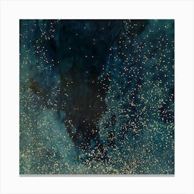 Galaxy - Petrol Canvas Print