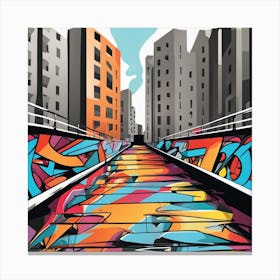 Bridge Art Canvas Print