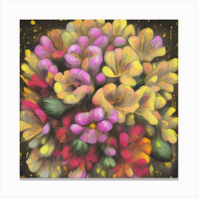 Alstroemeria Flowers 22 Canvas Print