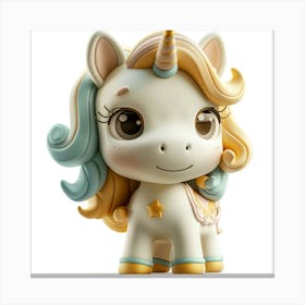 Unicorn Figurine 26 Canvas Print