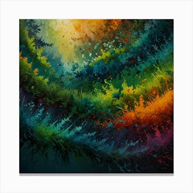 Rainbow Forest 1 Canvas Print