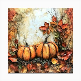 The Pumpkin Harvest 9 Canvas Print