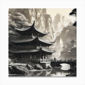 Chinese Pagoda 2 Canvas Print