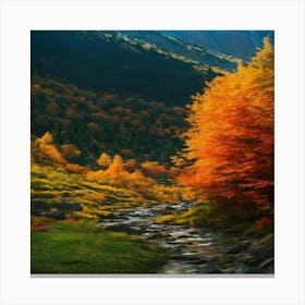 Autumn In The Mountains 13 Canvas Print