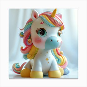 Unicorn Figurine 105 Canvas Print