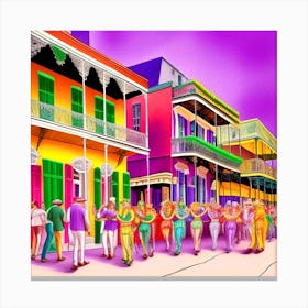 New Orleans Street Parade Canvas Print