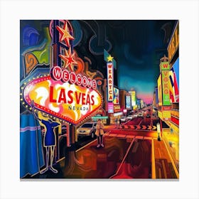 Las Vegas Canvas Print