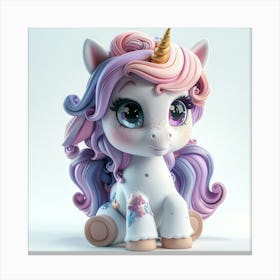 Little Unicorn 21 Canvas Print