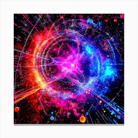 Abstract Art Hypershift Canvas Print