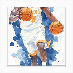 Nba Basketball Player Canvas Print