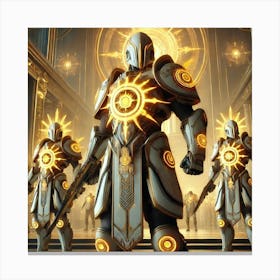 Solar Guardians Converted Canvas Print