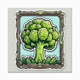 Plants Vs Zombies Broccoli Canvas Print