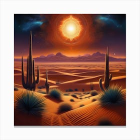 Desert Landscape 73 Canvas Print