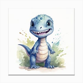 Dinosaur Painting Canvas Print