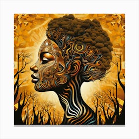 African Woman 67 Canvas Print