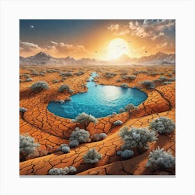 Desert Landscape 34 Canvas Print