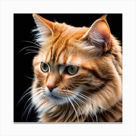 Portrait Of A Cat 2 Canvas Print